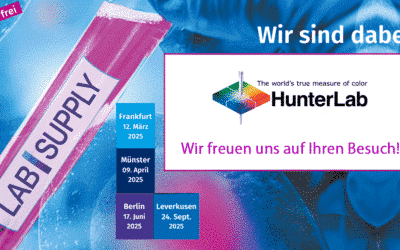 Biz de katılıyoruz! HunterLab LAB-SUPPLY laboratuvar ticaret fuarında